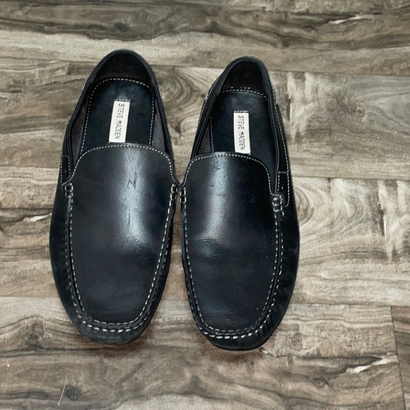 Steve Madden GABLE Slip-On Shoes Men’s Size 12M Black Leather Loafers - 224849 - Picture 1 of 7